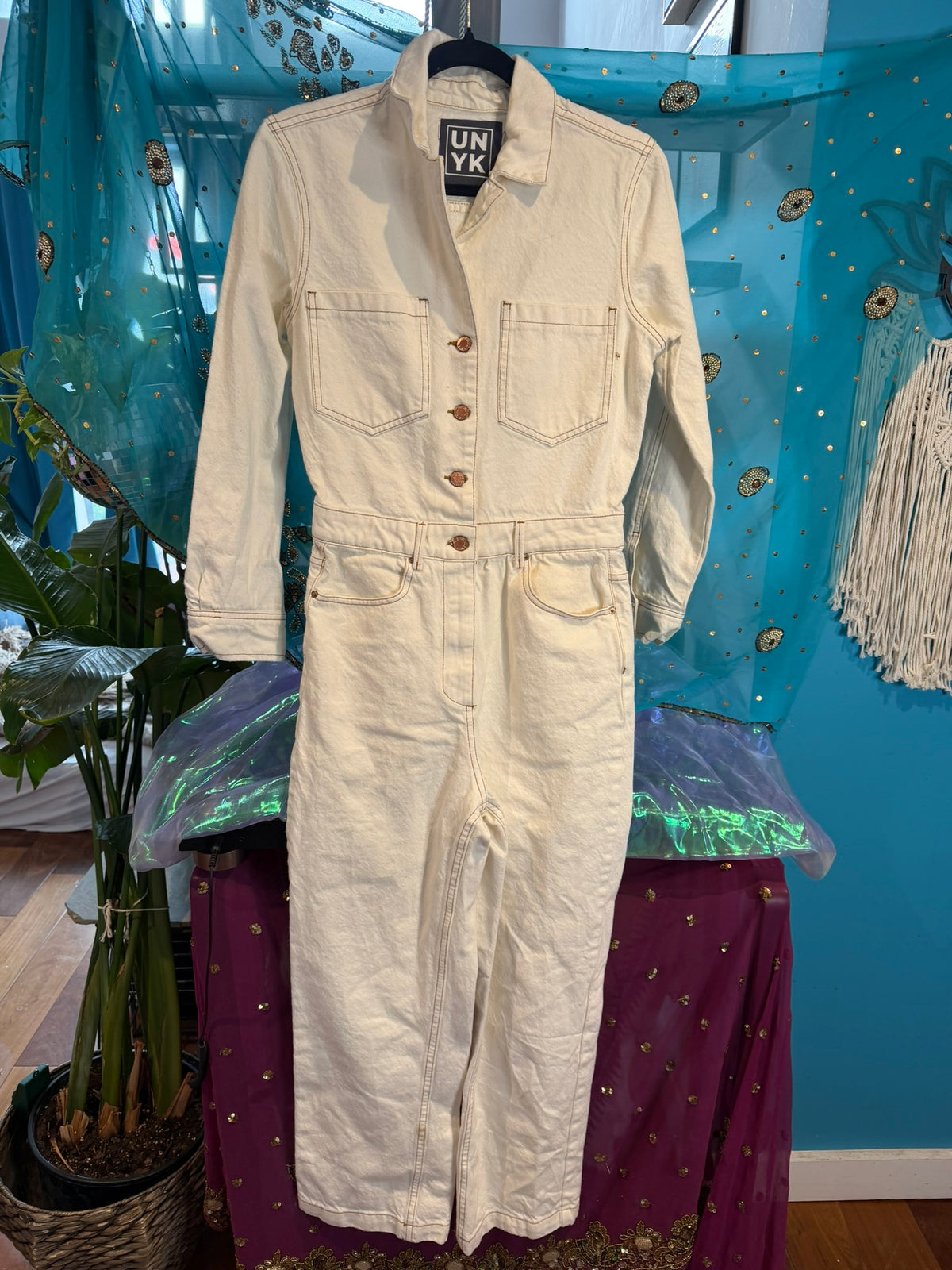 Custom White Jumpsuit