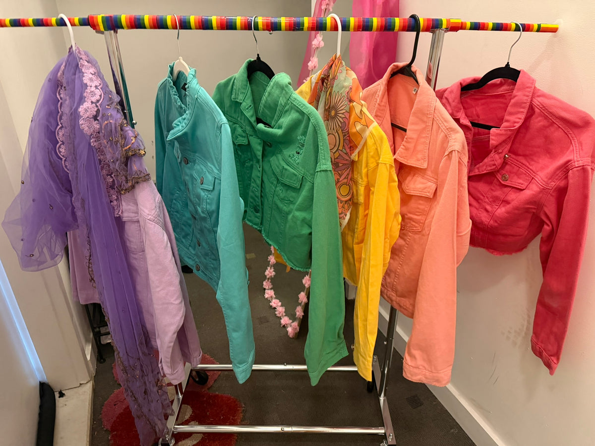 Custom Colorful Denim Jackets