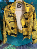 Yellow Newspaper Jacket