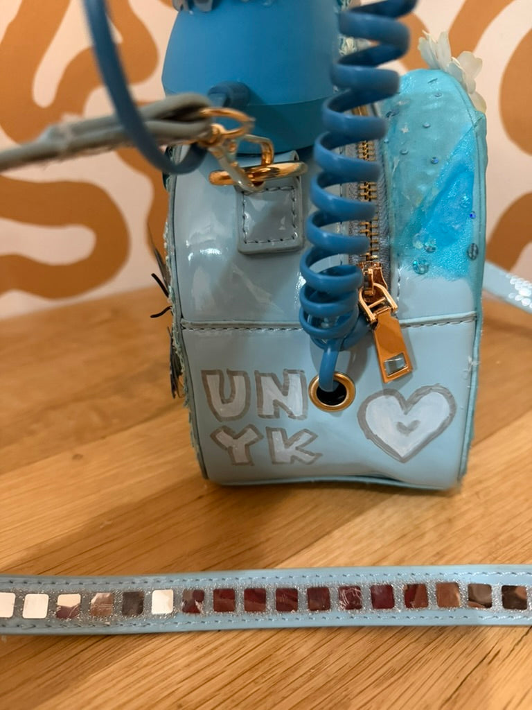 Blue Belle Rotary Phone Bag