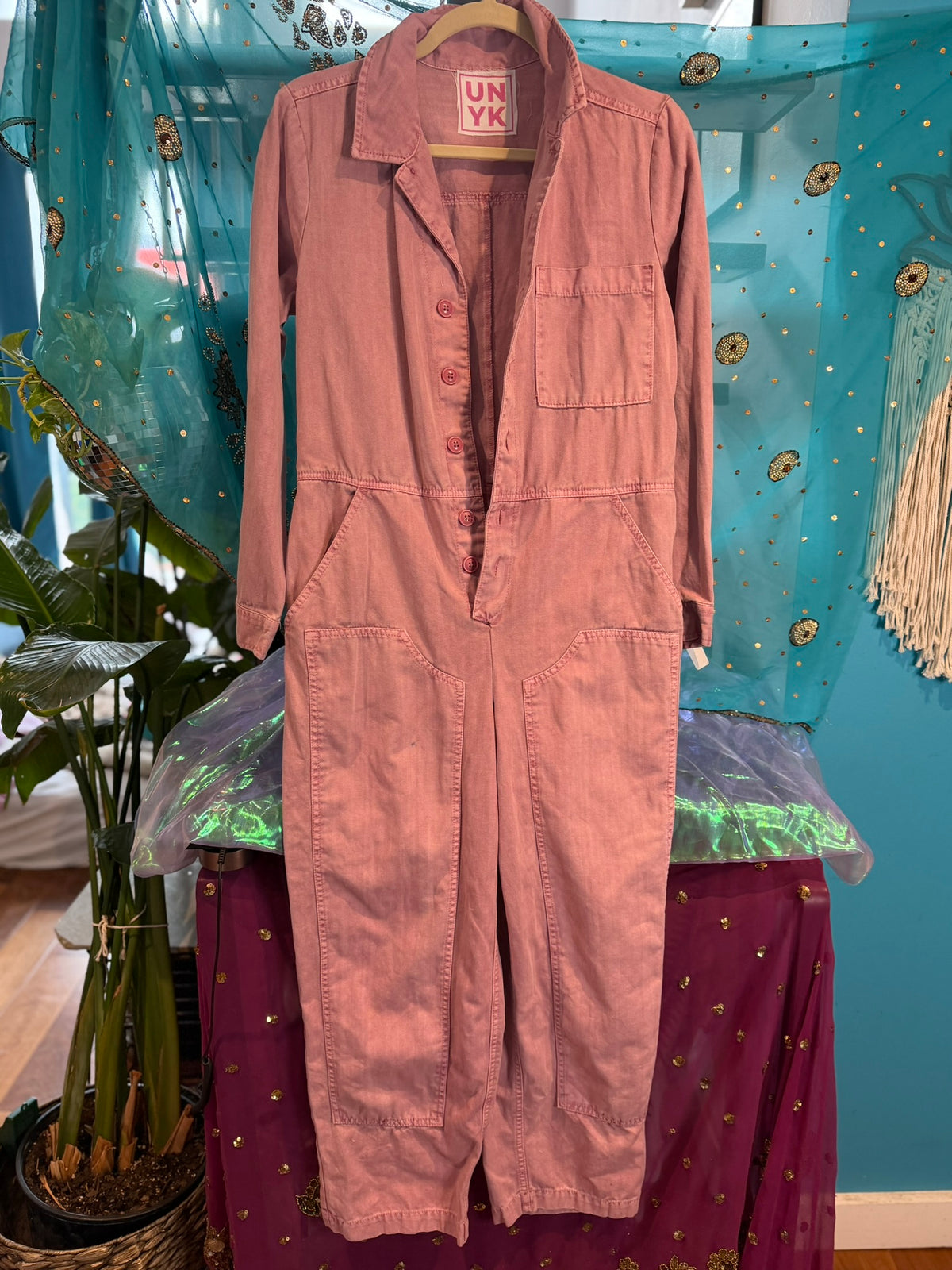 Custom Coral Jumpsuit