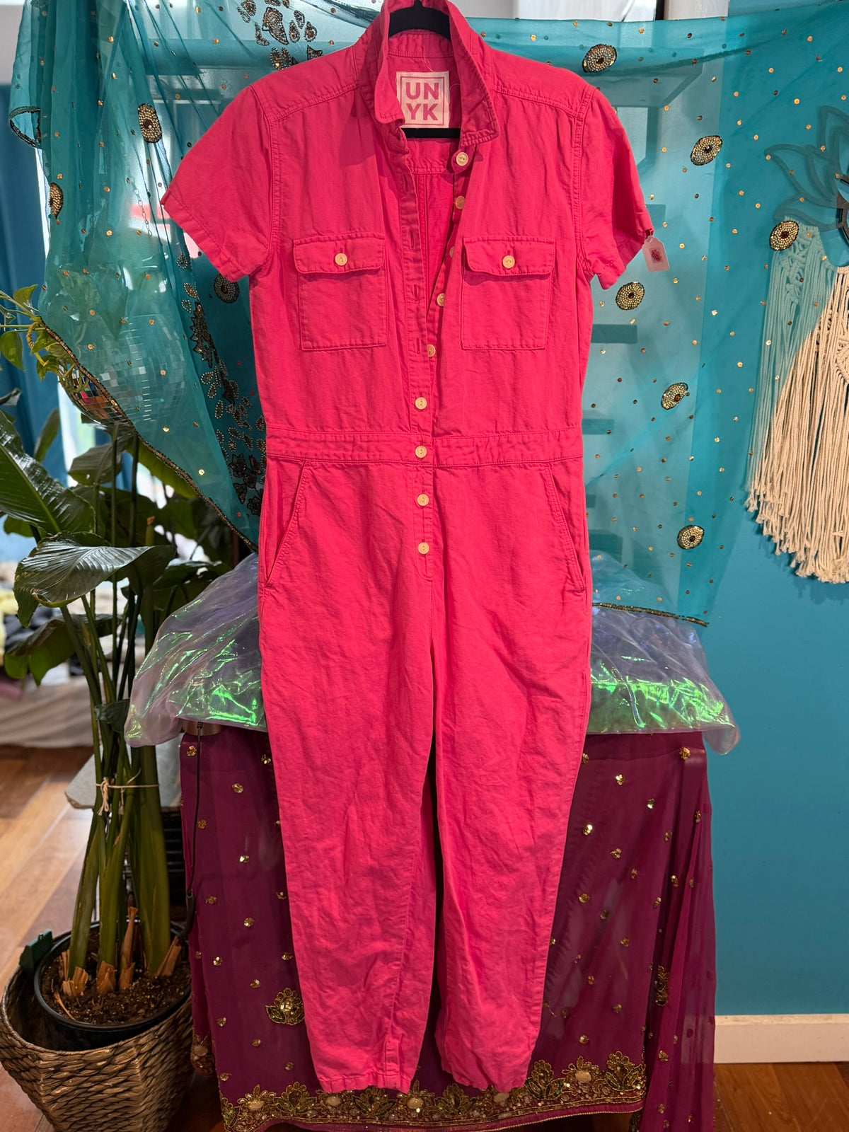 Custom Hot Pink Jumpsuit