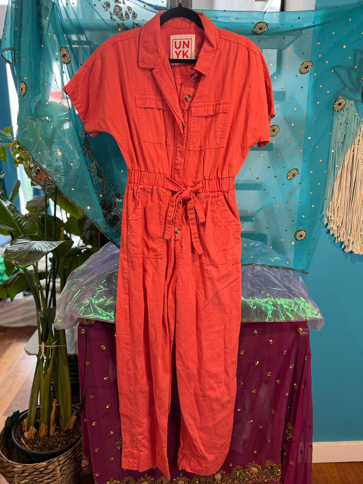 Custom Orange Jumpsuit