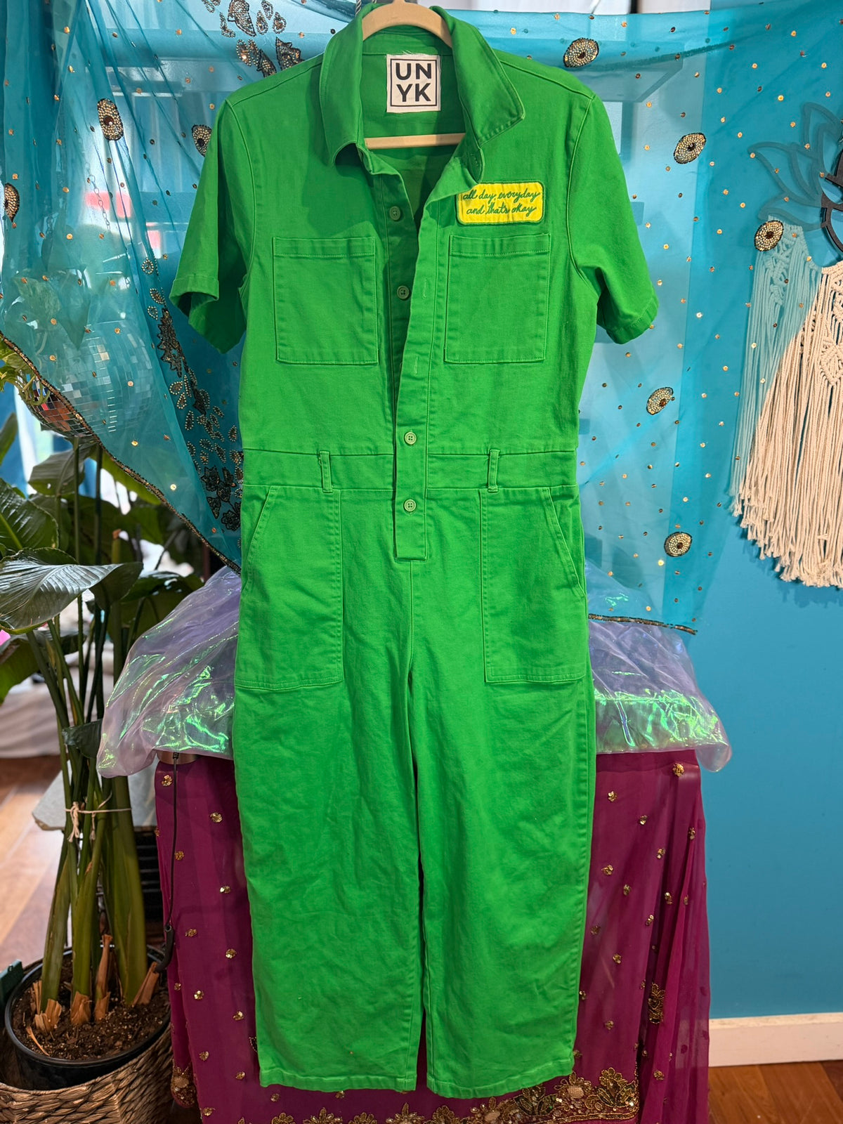 Custom Green Jumpsuit