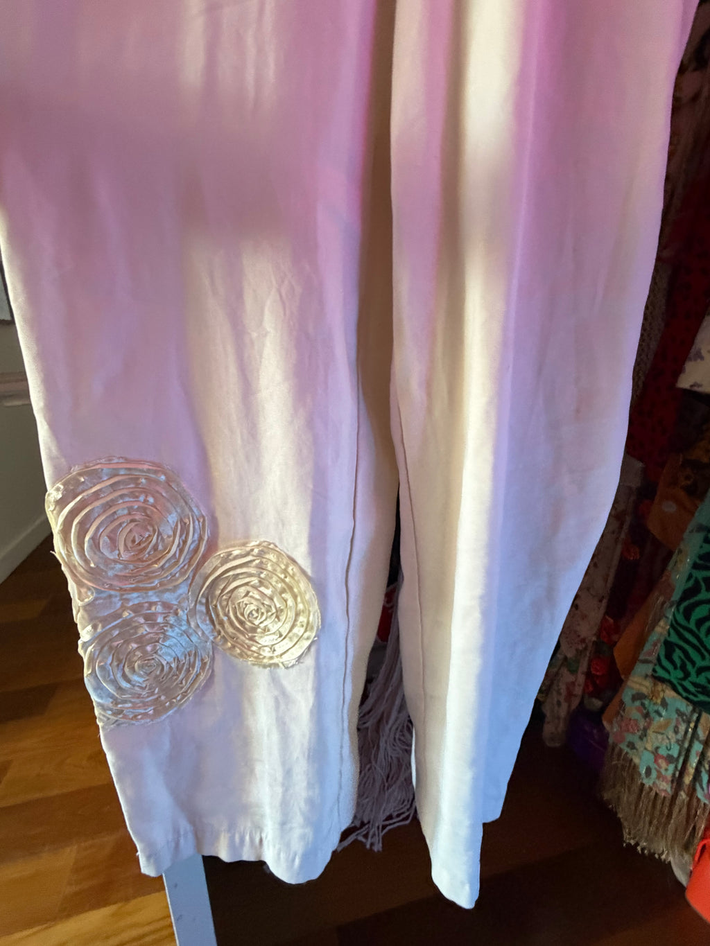 Ivory Flower Goddess Jumpsuit