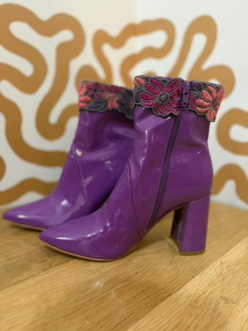 Purple Disco Boots