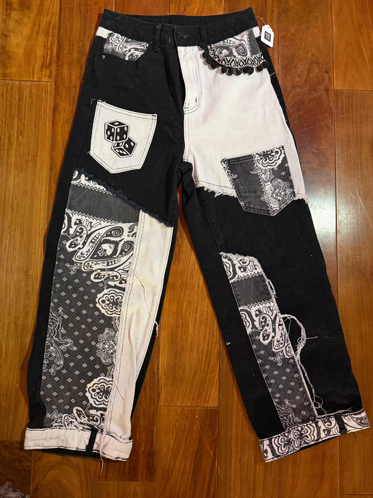 Dicey Patchwork Pants
