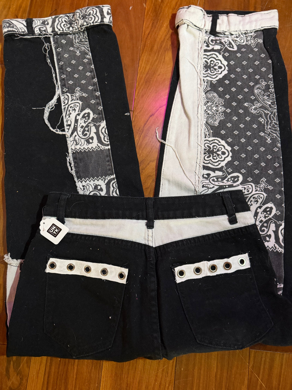 Dicey Patchwork Pants