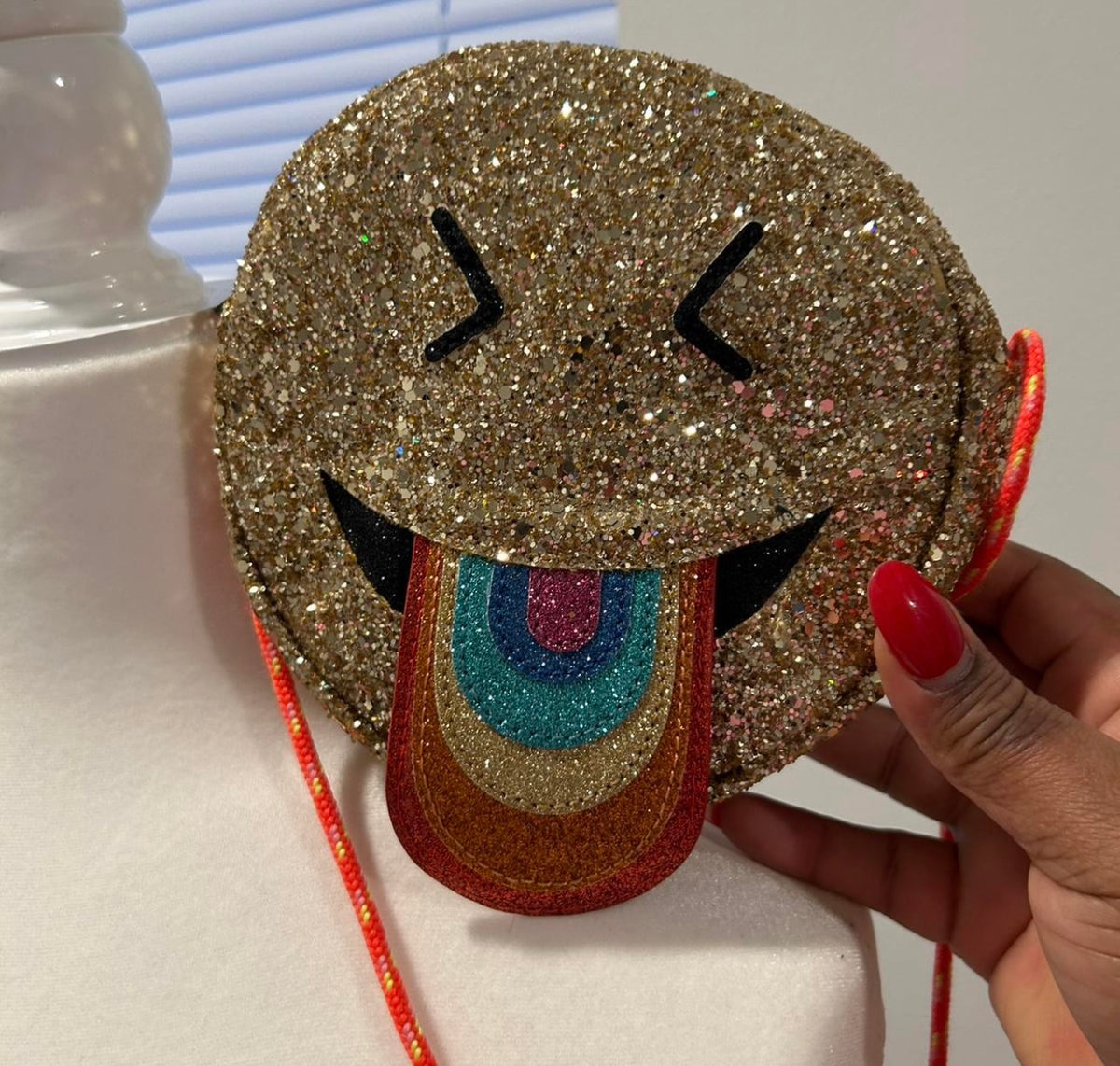 Rainbow Goldie Glitter Purse